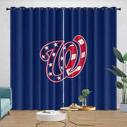 Washington Nationals Curtains Blackout Window Drapes Room Decoration (Online Order Only)