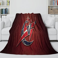 Washington Wizards Blanket Flannel Fleece Throw Room Decoration (Online Order Only)