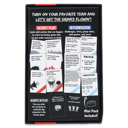 WATCH HOCKEY, GET DRUNK - The Live Hockey Drinking Game (Online Order Only)