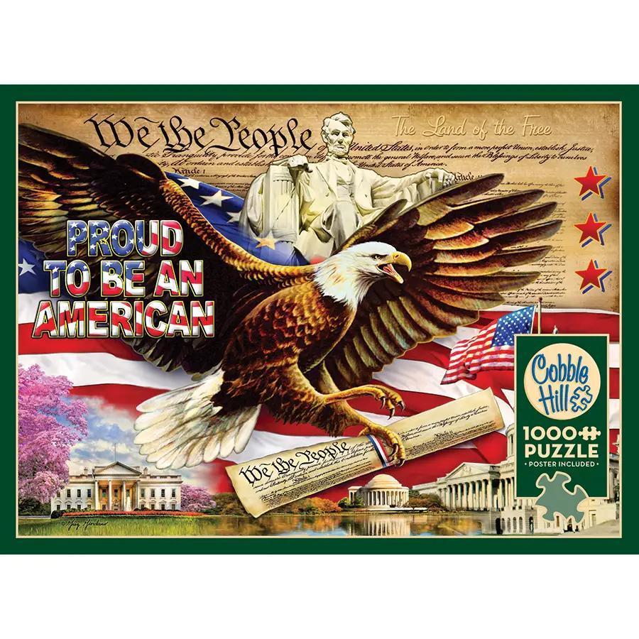 We the People 1000 Piece Jigsaw Puzzle Cobble Hill (ONLINE ORDER ONLY)