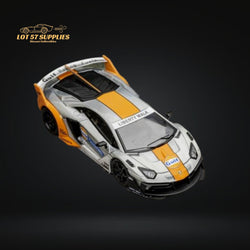 Star Model 1:64 Lamborghini Aventador LBWK LP700-4 GT EVO Gulf Raw With Figure 1:64 Limited to 499 Pcs (ONLINE ORDER ONLY)