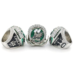 Philadelphia Eagles Super Bowl LIX Rings #1 Hurts MVP Edition with Wings Pop Out