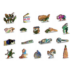 Welcome to Las Vegas 200 Piece Wood Jigsaw Puzzle Wooden City (ONLINE ORDER ONLY)