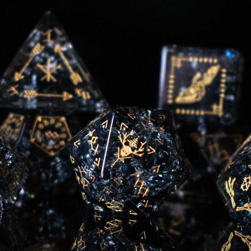 Pre-Order || Wendigo Shattered Glass Dice Set