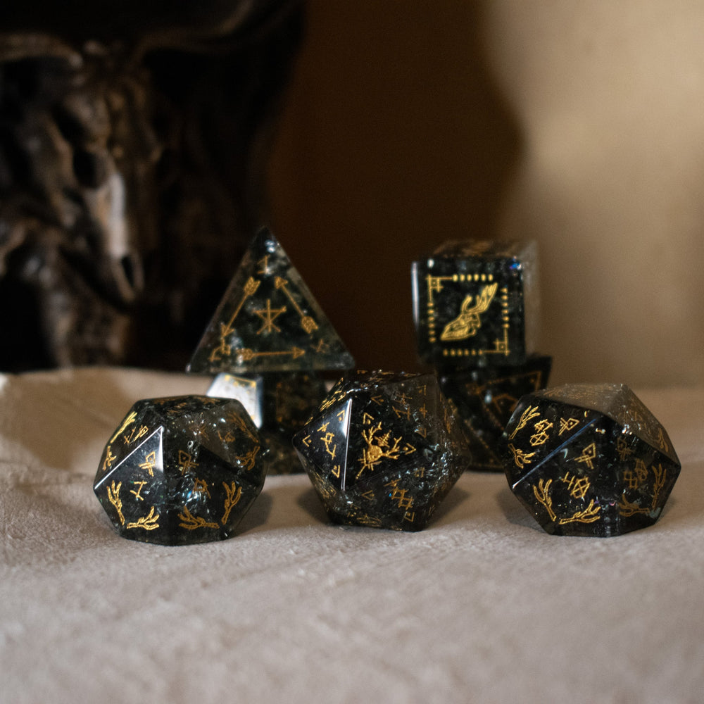 Pre-Order || Wendigo Shattered Glass Dice Set