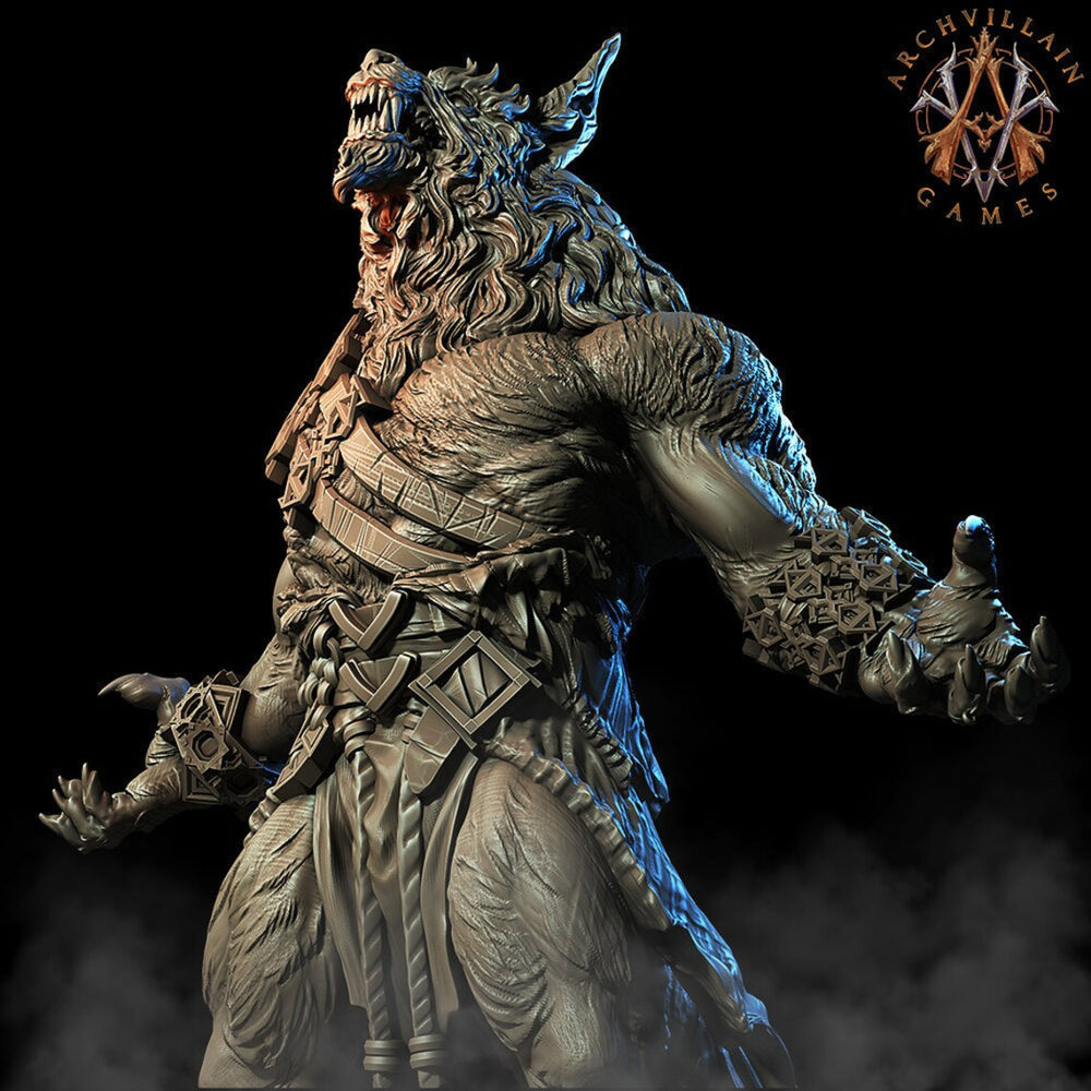 3D Printed Archvillain Games Moonbiten - Werewolves 28mm 32mm D&D (Online Only)