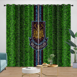 West Ham United Curtains Blackout Window Drapes Room Decoration (Online Order Only)