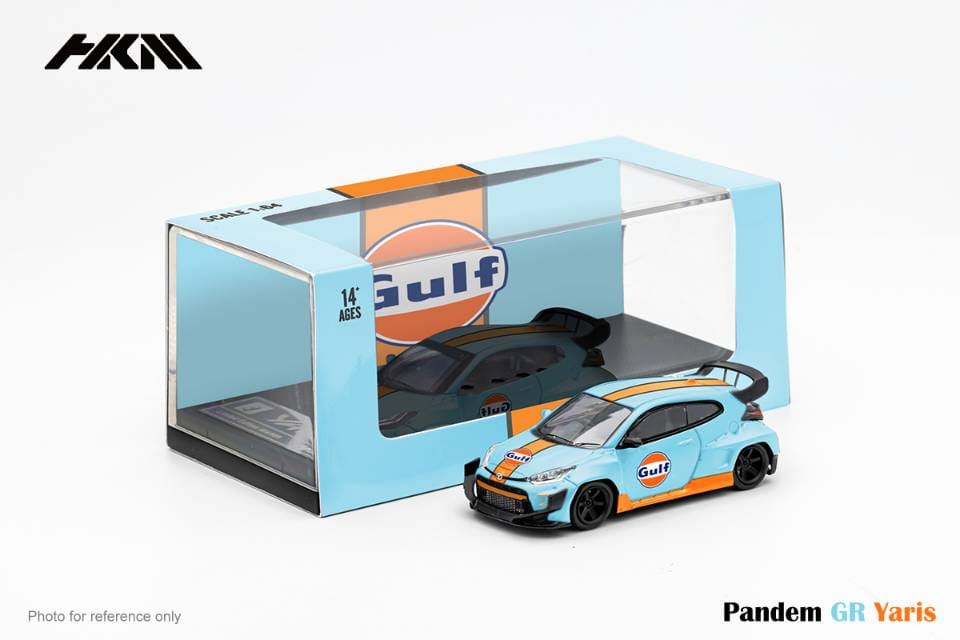 HKM Model Toyota Yaris GR GULF 1:64 (ONLINE ORDER ONLY)