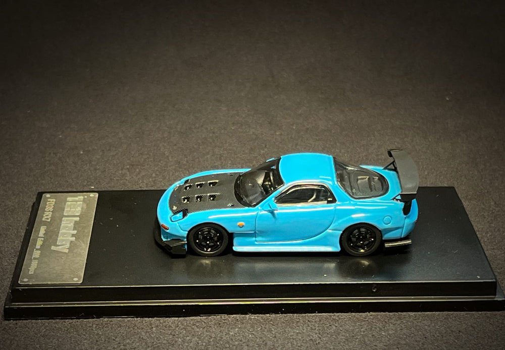 123 Hobby Mazda FD3S RX-7 in Baby Blue 1:64 (ONLINE ORDER ONLY)