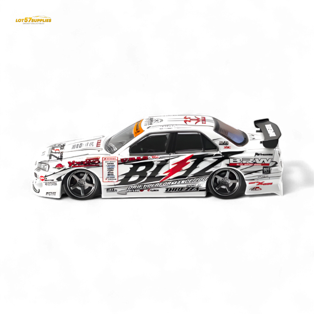 (Pre-Order) Mortal Skyline GTR ER34 BLITZ Dunlop - 2007 - 1:64 (Online Order Only)