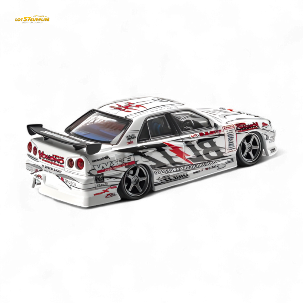 (Pre-Order) Mortal Skyline GTR ER34 BLITZ Dunlop - 2007 - 1:64 (Online Order Only)