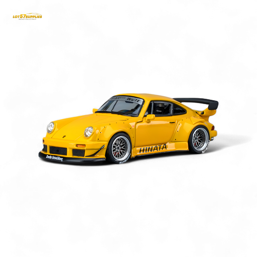 PGM Porsche RWB 930 Hinata - Yellow 1:64 (ONLINE ORDER ONLY)