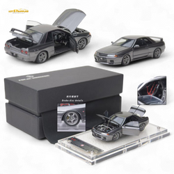Focal Horizon Skyline GT-R 3rd Gen R32 Nismo S-Tune - Gun Grey - Fully Openable 1:64 (ONLINE ORDER ONLY)