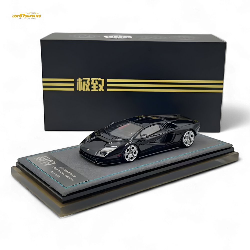 Extreme Club 1:64 Countach LPI800-4 - Black - Resin 1:64 (ONLINE ORDER ONLY)