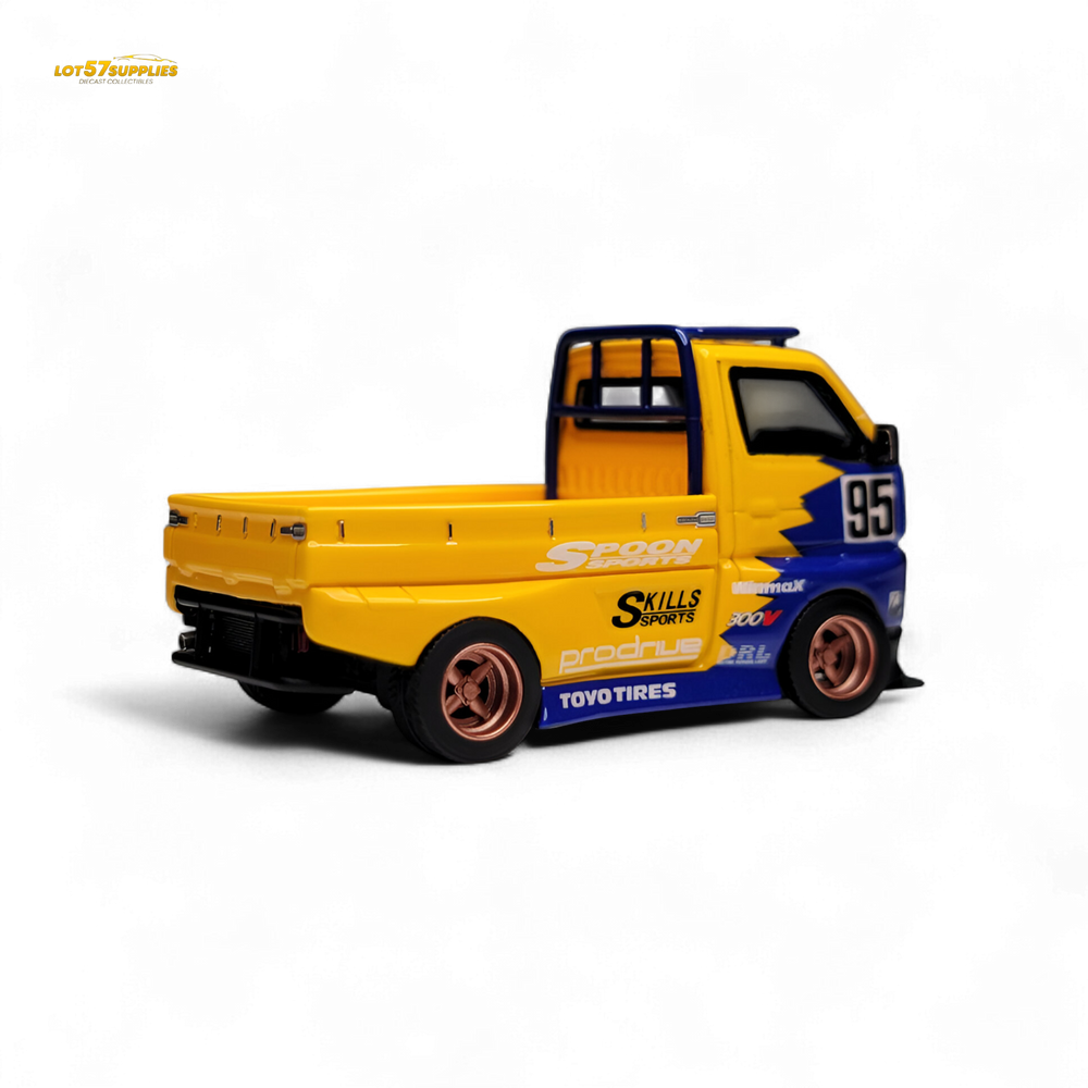 YM Model Suzuki Carry Hoonigan Spoon Sports D12 Widebody Pickup Truck 1:64 (ONLINE ORDER ONLY)