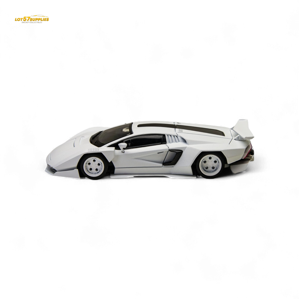 (Pre-Order) TimeMicro × PSC DESIGN 1/64 Countach V Ver. Mechanic PSC - White 1:64 (ONLINE ORDER ONLY)