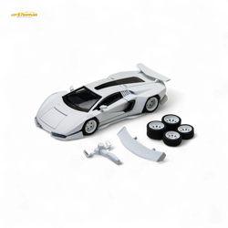 (Pre-Order) TimeMicro × PSC DESIGN 1/64 Countach V Ver. Mechanic PSC - White 1:64 (ONLINE ORDER ONLY)