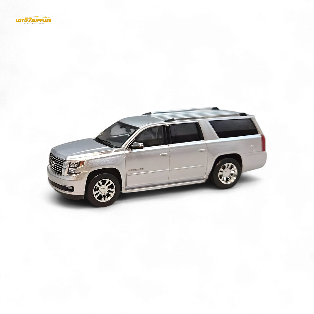 (Pre-Order) GOC Chevrolet Suburban 2015 - Silver 1:64 (Online Order Only)