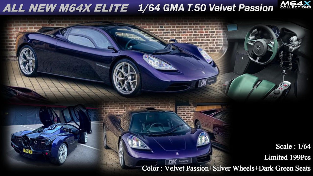 (Pre-Order) M64X GMA T.50 - Velvet Passion Resin Model - 1:64 (ONLINE ORDER ONLY)