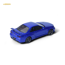 Focal Horizon Skyline GT-R R34 V-SPEC-II - Bayside Blue 1:64 (ONLINE ORDER ONLY)