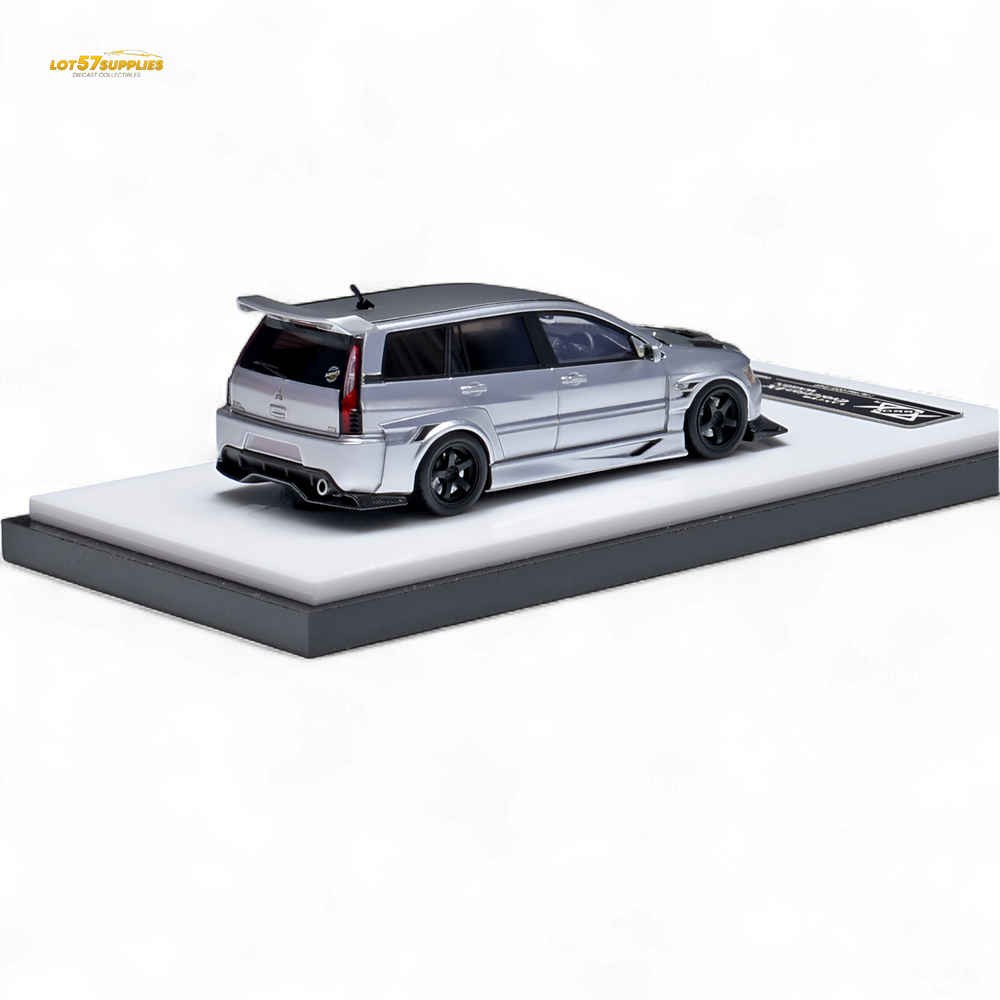 Error404 Mitsubishi Lancer EVO 9 IX Wagon - Glossy Silver 1:64 (ONLINE ORDER ONLY)