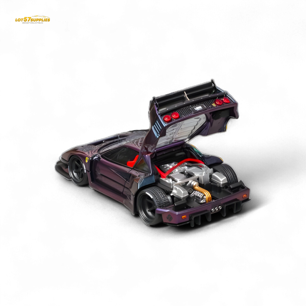 (Pre-Order) Star Model F40 LB-Works Wide-Body - Magic Purple Ordinary 1:64 (ONLINE ORDER ONLY)