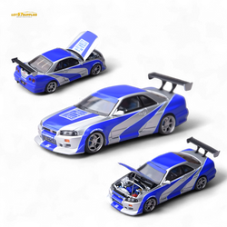 Focal Horizon Skyline GT-R R34 - NFS Silver Blue 1:64 (ONLINE ORDER ONLY)