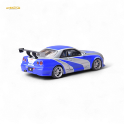 Focal Horizon Skyline GT-R R34 - NFS Silver Blue 1:64 (ONLINE ORDER ONLY)