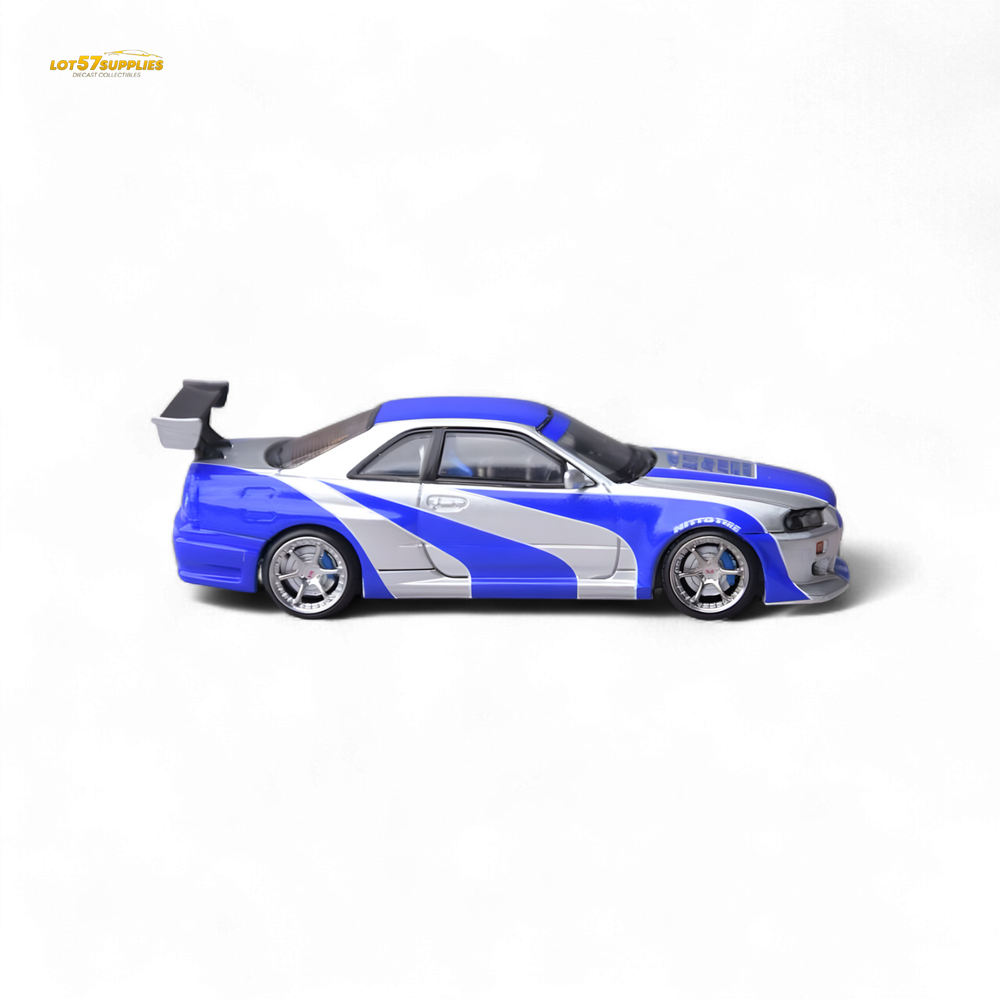 Focal Horizon Skyline GT-R R34 - NFS Silver Blue 1:64 (ONLINE ORDER ONLY)