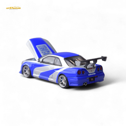 Focal Horizon Skyline GT-R R34 - NFS Silver Blue 1:64 (ONLINE ORDER ONLY)