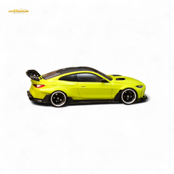 SW BMW G82 M4 Wide-Body Modified - Sao Paulo Yellow 1:64