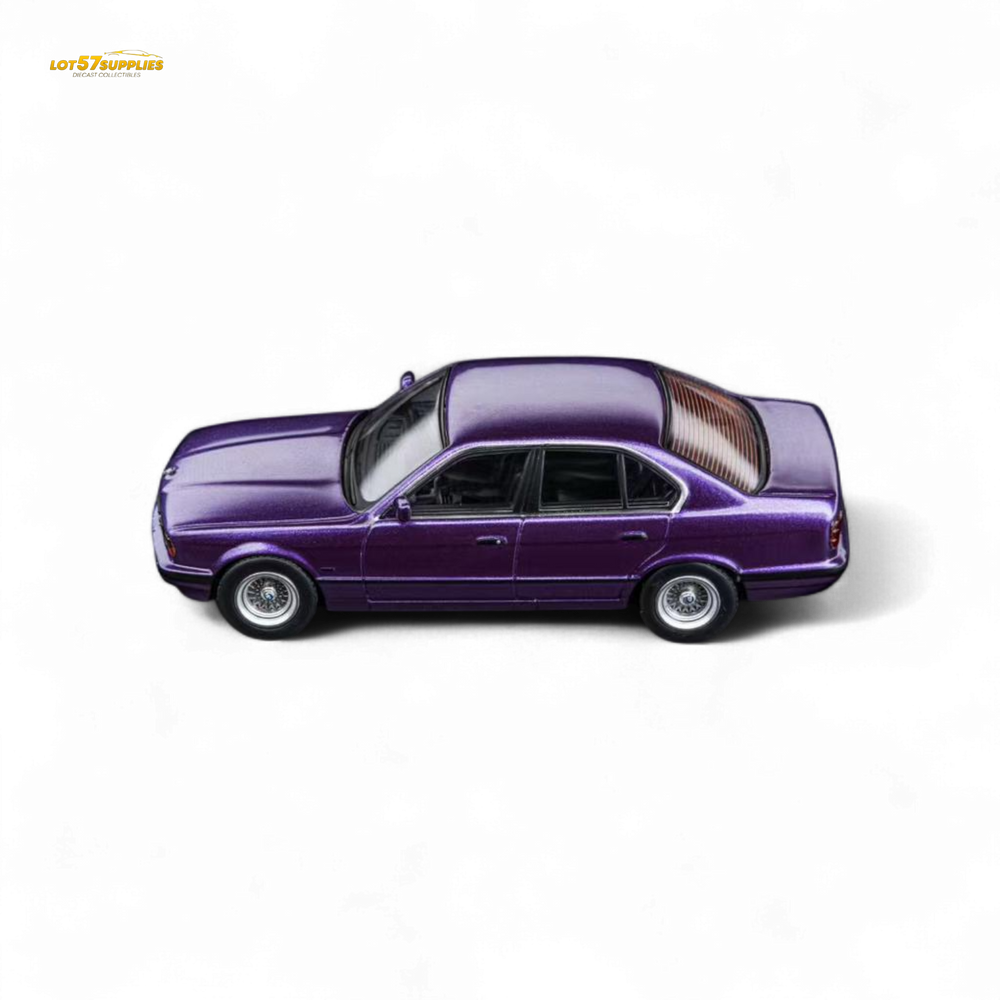 (Pre-Order) DCM BMW E34 5-Series Sedan - Daytona Roland Purple 1:64 (ONLINE ORDER ONLY)