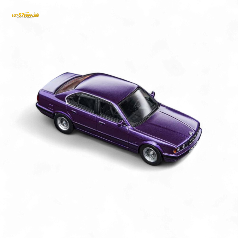 (Pre-Order) DCM BMW E34 5-Series Sedan - Daytona Roland Purple 1:64 (ONLINE ORDER ONLY)