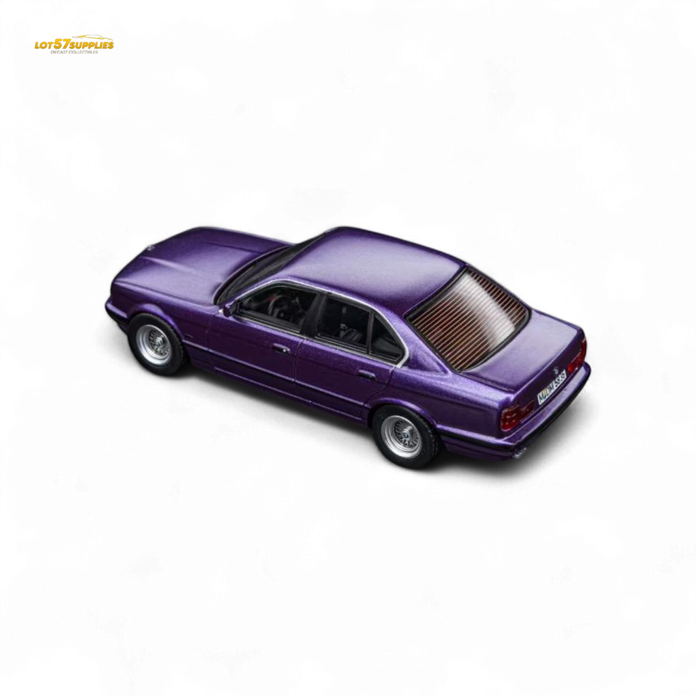 (Pre-Order) DCM BMW E34 5-Series Sedan - Daytona Roland Purple 1:64 (ONLINE ORDER ONLY)