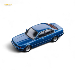 (Pre-Order) DCM BMW E34 5-Series Sedan - Avis Metallic Blue 1:64 (ONLINE ORDER ONLY)