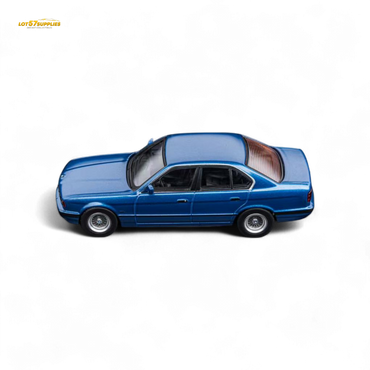 (Pre-Order) DCM BMW E34 5-Series Sedan - Avis Metallic Blue 1:64 (ONLINE ORDER ONLY)