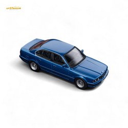 (Pre-Order) DCM BMW E34 5-Series Sedan - Avis Metallic Blue 1:64 (ONLINE ORDER ONLY)