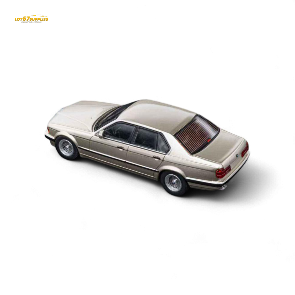 (Pre-Order) DCM BMW E32 7-Series Sedan - Cashmere Beagle Gold 1:64 (ONLINE ORDER ONLY)