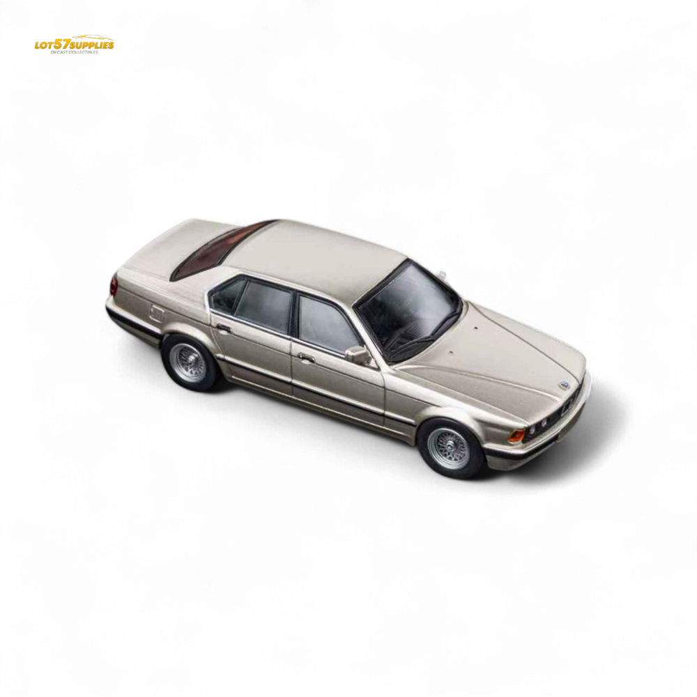 (Pre-Order) DCM BMW E32 7-Series Sedan - Cashmere Beagle Gold 1:64 (ONLINE ORDER ONLY)
