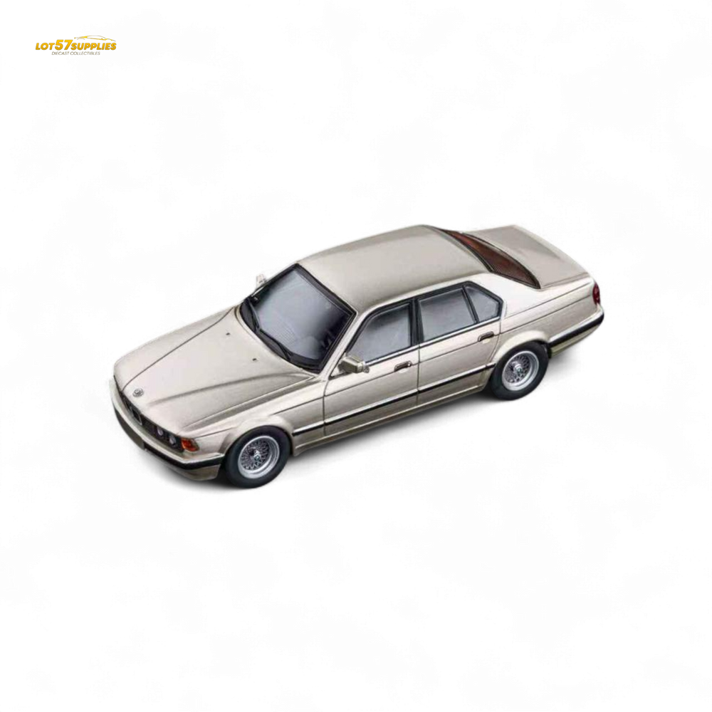 (Pre-Order) DCM BMW E32 7-Series Sedan - Cashmere Beagle Gold 1:64 (ONLINE ORDER ONLY)