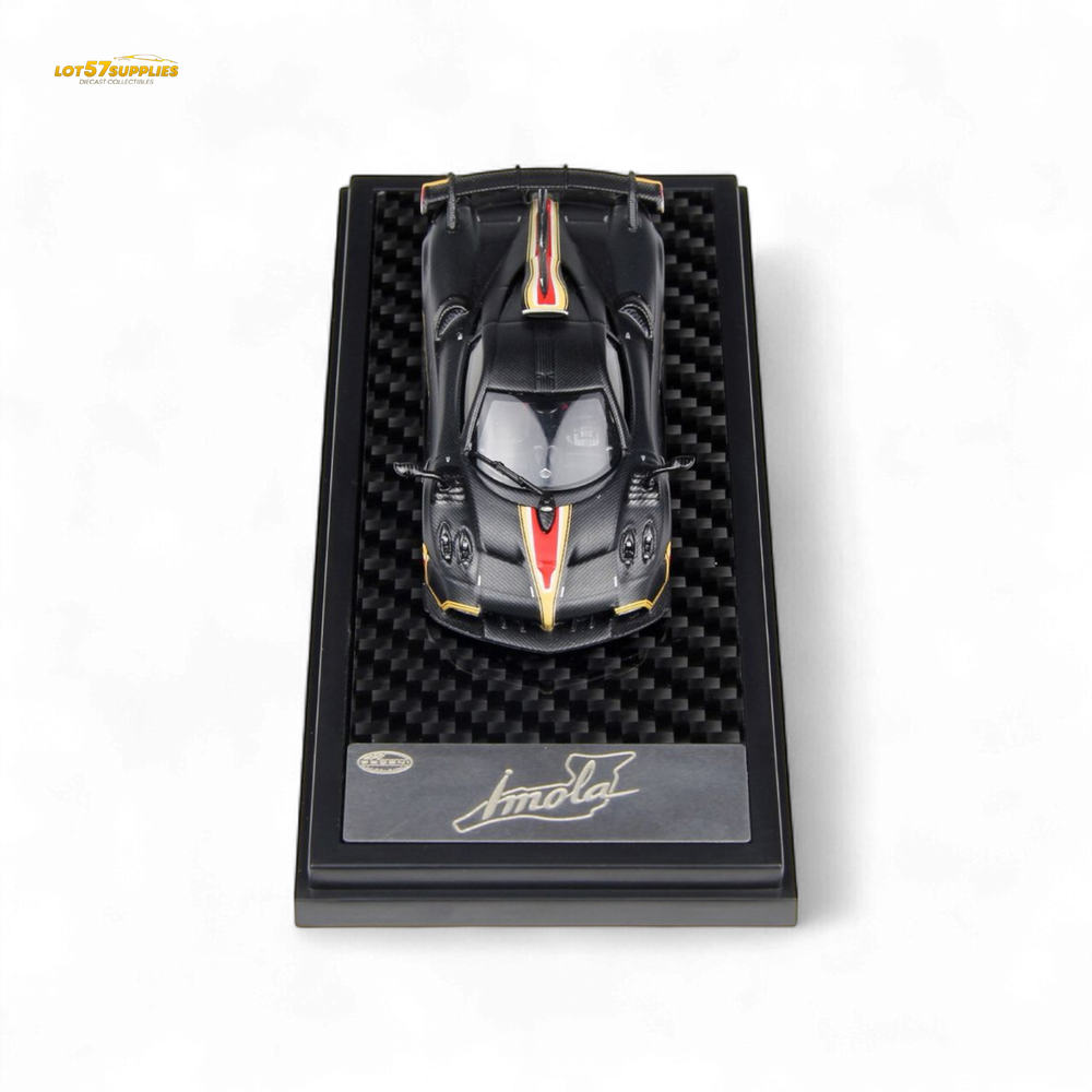(Pre-Order) LCD Pagani Imola - Matte Black Carbon 1:64 (ONLINE ORDER ONLY)