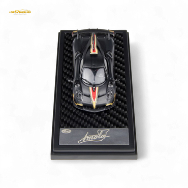 (Pre-Order) LCD Pagani Imola - Matte Black Carbon 1:64 (ONLINE ORDER ONLY)