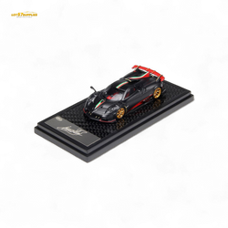 (Pre-Order) LCD Pagani Imola - Matte Black Carbon with Italian Flag 1:64 (ONLINE ORDER ONLY)