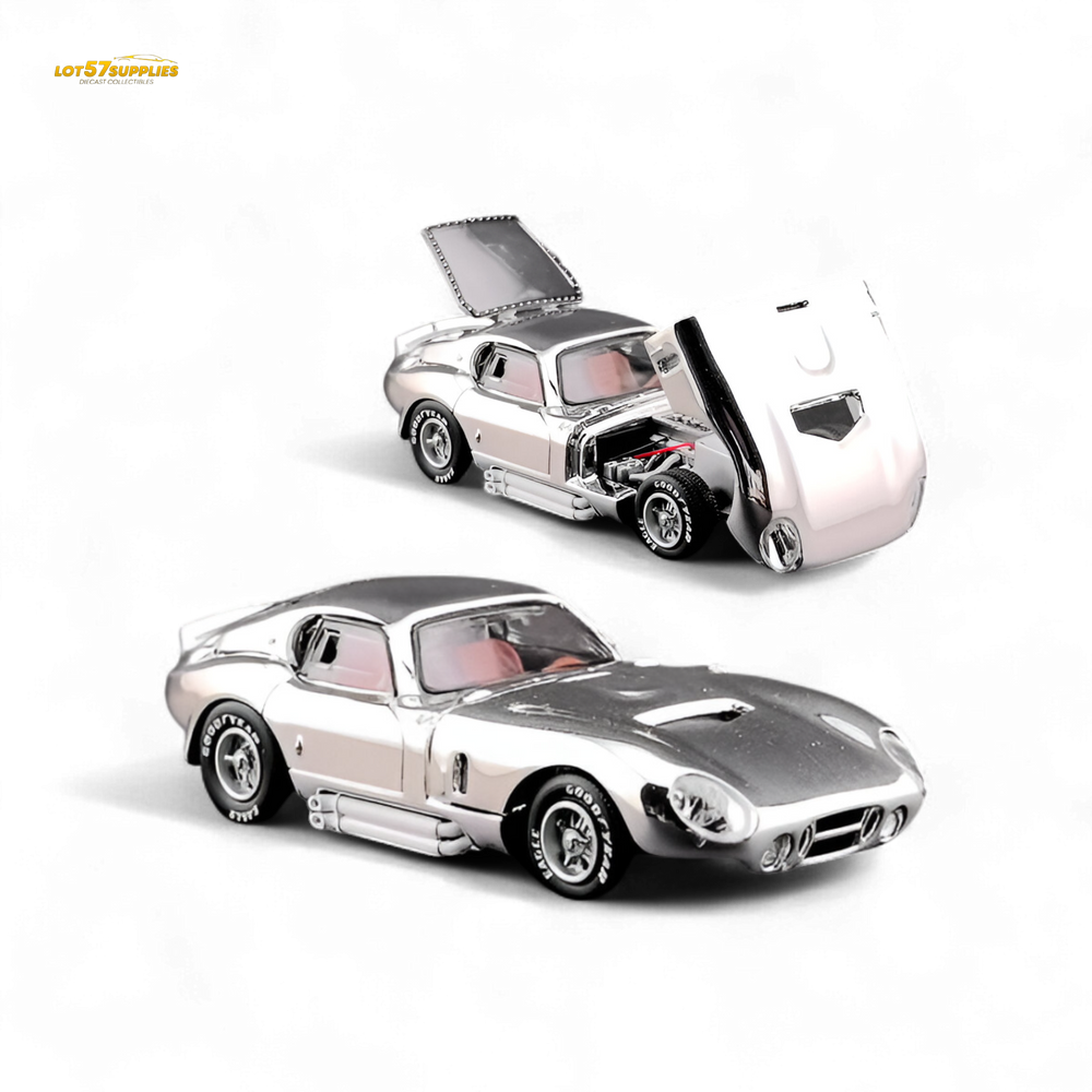Fine Works64 Shelby Daytona - Chrome Silver 1:64 (ONLINE ORDER ONLY)
