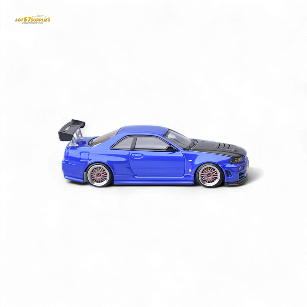 Focal Horizon Skyline GT-R R34 - Bayside Blue 1:64 (ONLINE ORDER ONLY)
