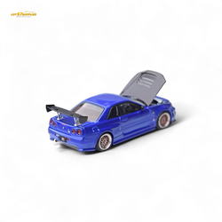 Focal Horizon Skyline GT-R R34 - Bayside Blue 1:64 (ONLINE ORDER ONLY)