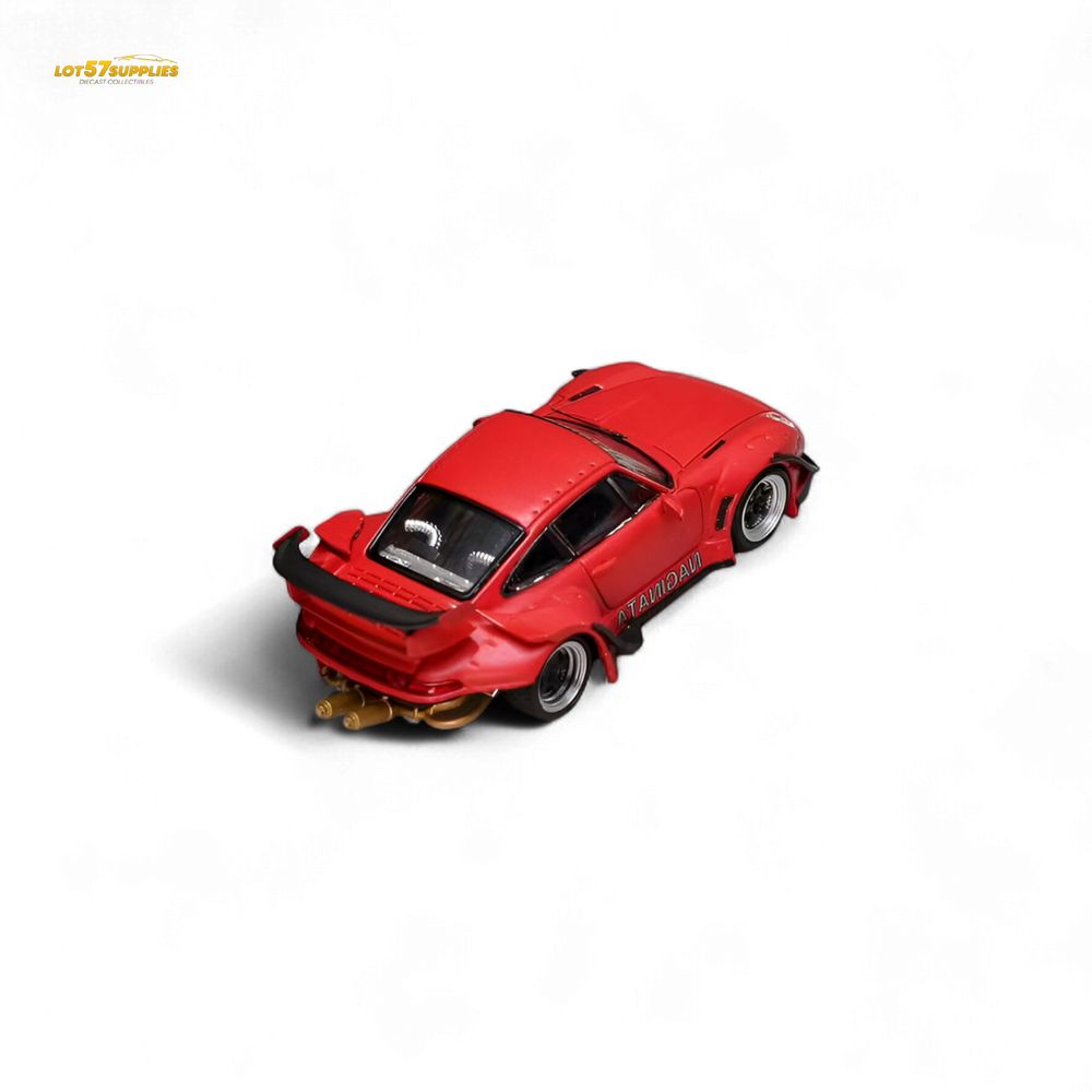(Pre-Order) Street Weapon RWB 993 Naginata - Red Livery - Low Wing 1:64 (ONLINE ORDER ONLY)