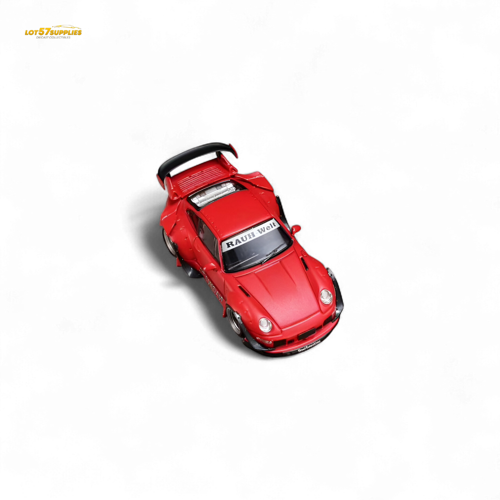 (Pre-Order) Street Weapon RWB 993 Naginata - Red Livery - Low Wing 1:64 (ONLINE ORDER ONLY)