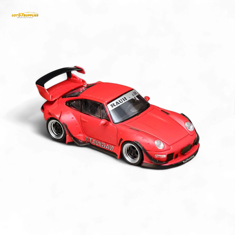 (Pre-Order) Street Weapon RWB 993 Naginata - Red Livery - Low Wing 1:64 (ONLINE ORDER ONLY)