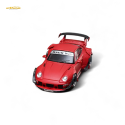 (Pre-Order) Street Weapon RWB 993 Naginata - Red Livery - Low Wing 1:64 (ONLINE ORDER ONLY)